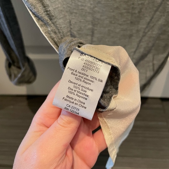NWOT XXS XS Babaton Julien Top Blouse - Picture 8 of 9